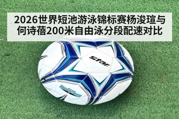 2026世界短池游泳锦标赛杨浚瑄与何诗蓓200米自由泳分段配速对比